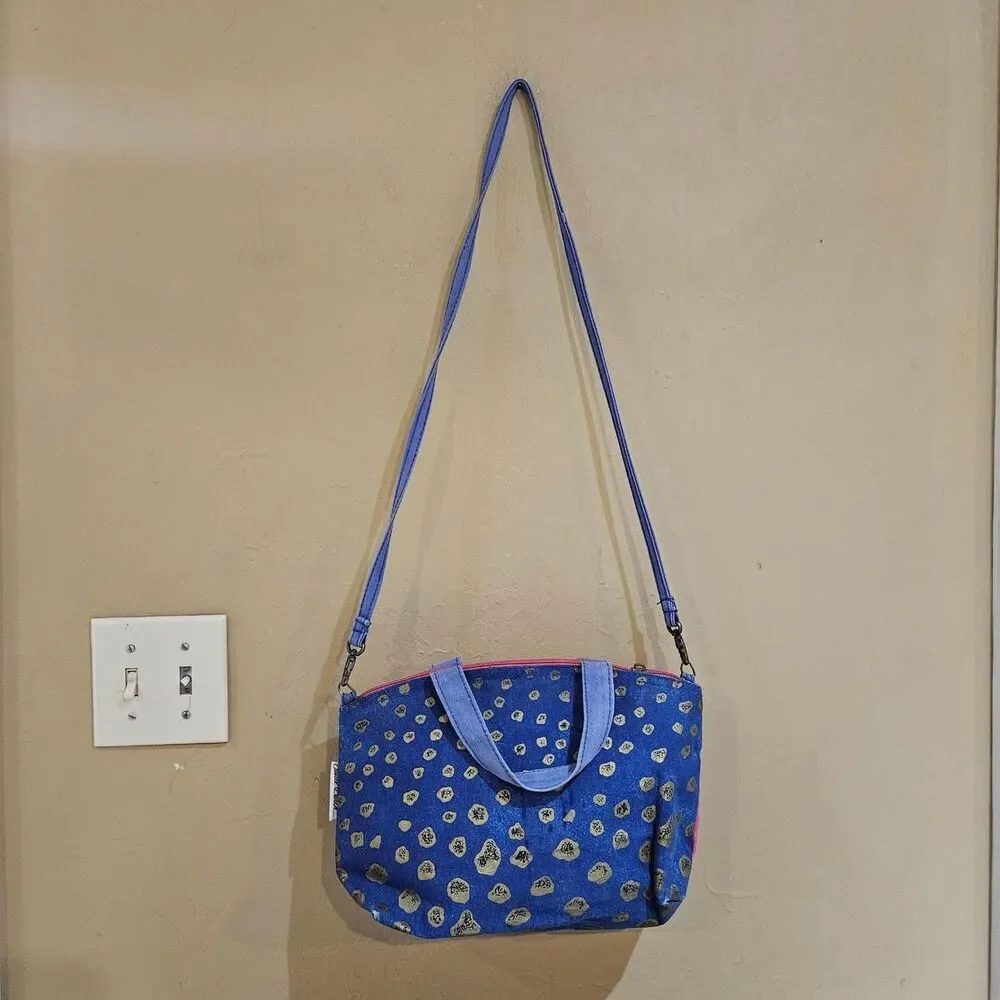 vintage boho whimsigoth Laurel Burch cat crossbody bag